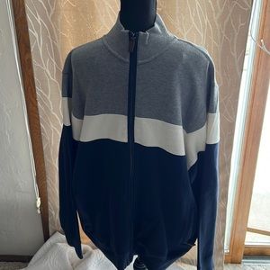 Men’s Cremieux Classics Zip Up Sweater Size XL.
